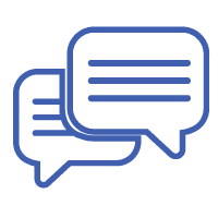 chat bubbles icon