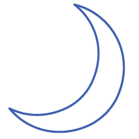 crescent moon icon